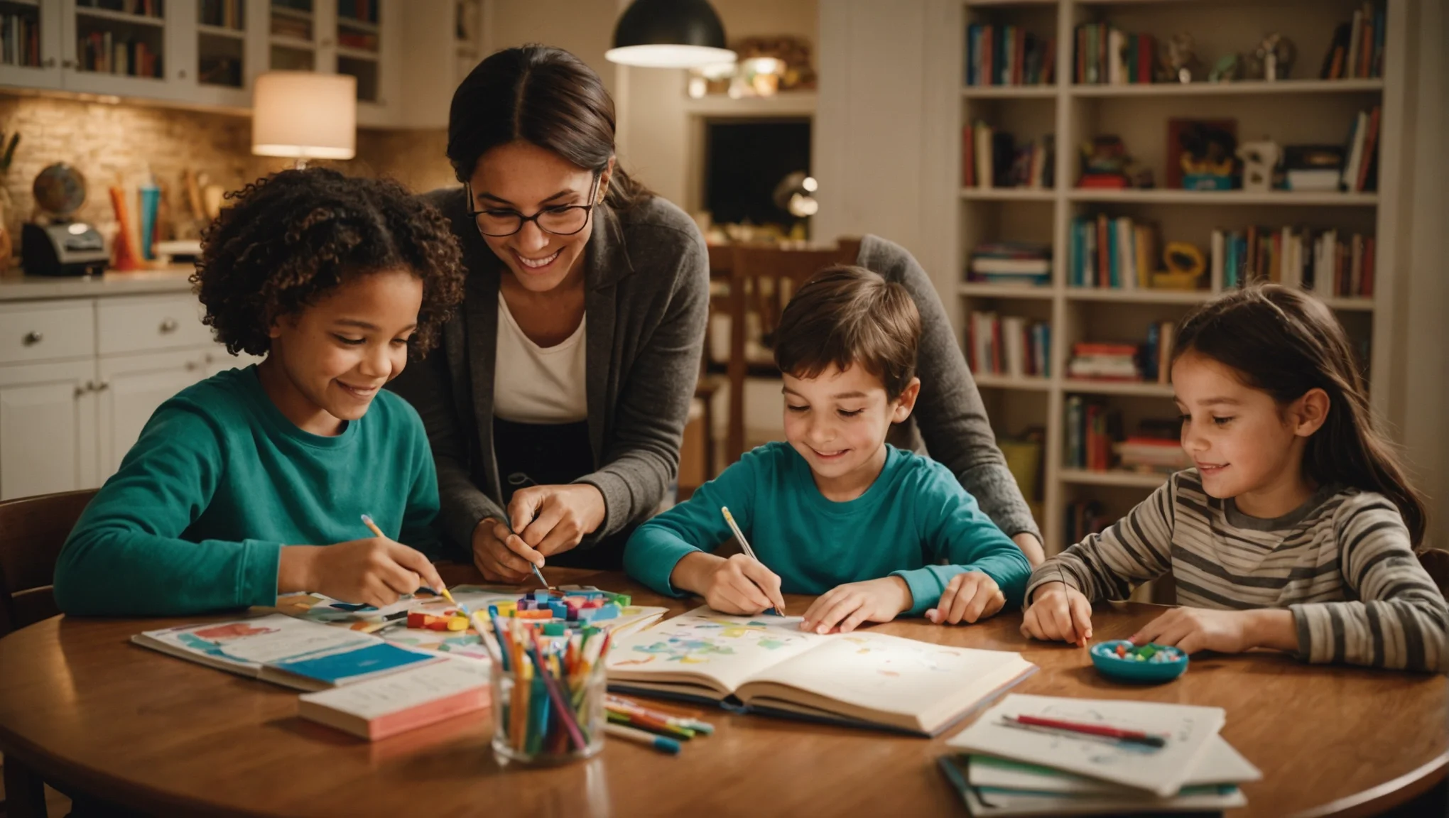 Actividades educativas en casa para fortalecer los lazos familiares.