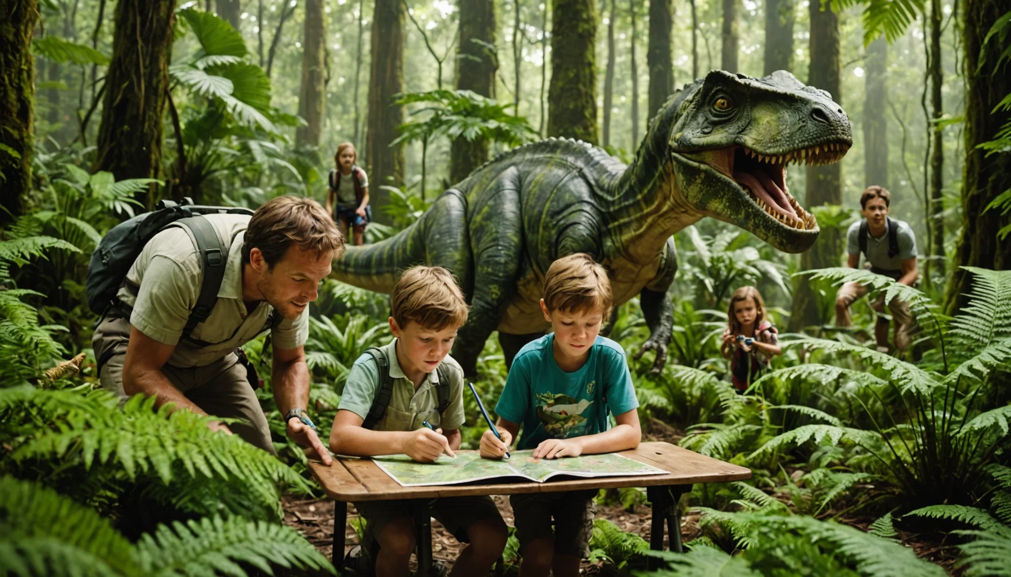 Aventuras jurásicas: una caza del tesoro de dinosaurios para toda la familia