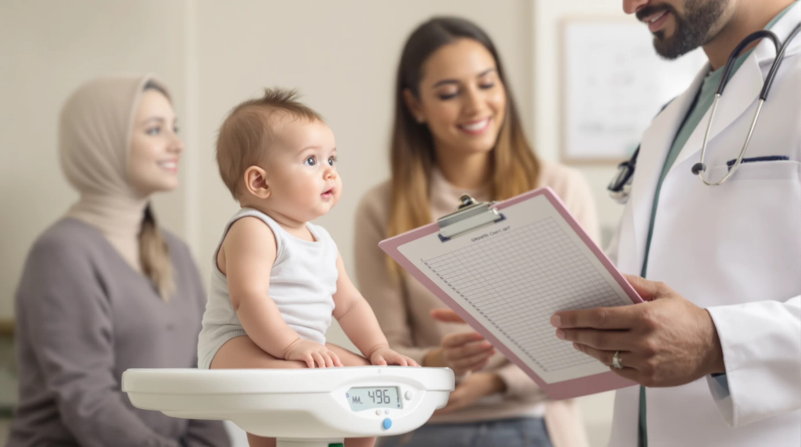 Percentil peso bebé: ¿cómo interpretar los valores y cuándo consultar al pediatra?