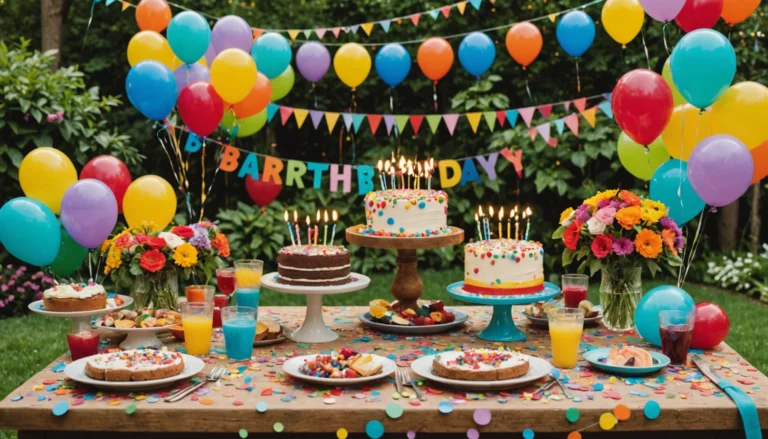 decoraciones de cumpleaños