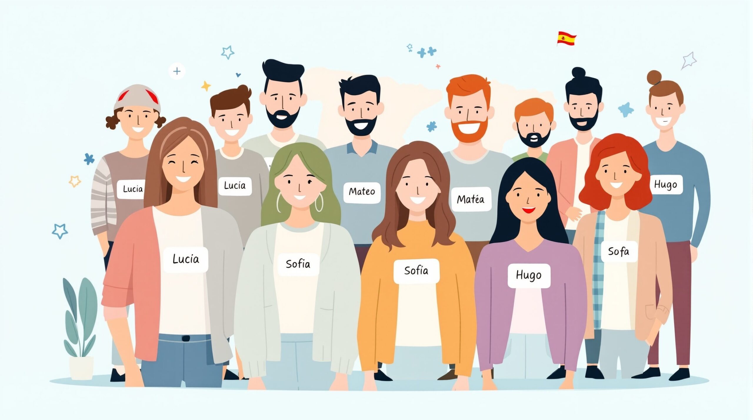 nombres mas comunes en españa