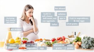 que no puede comer una embarazada