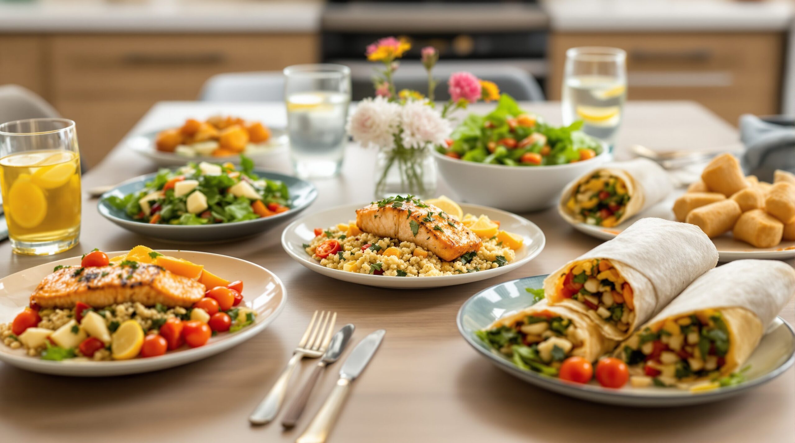 cenas rapidas y saludables