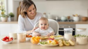 tabla de alimentación para bebés de 0 a 12 meses