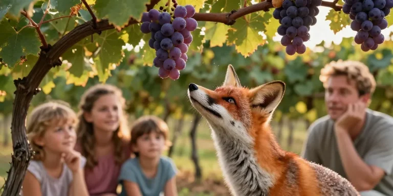 fabula zorro y las uvas